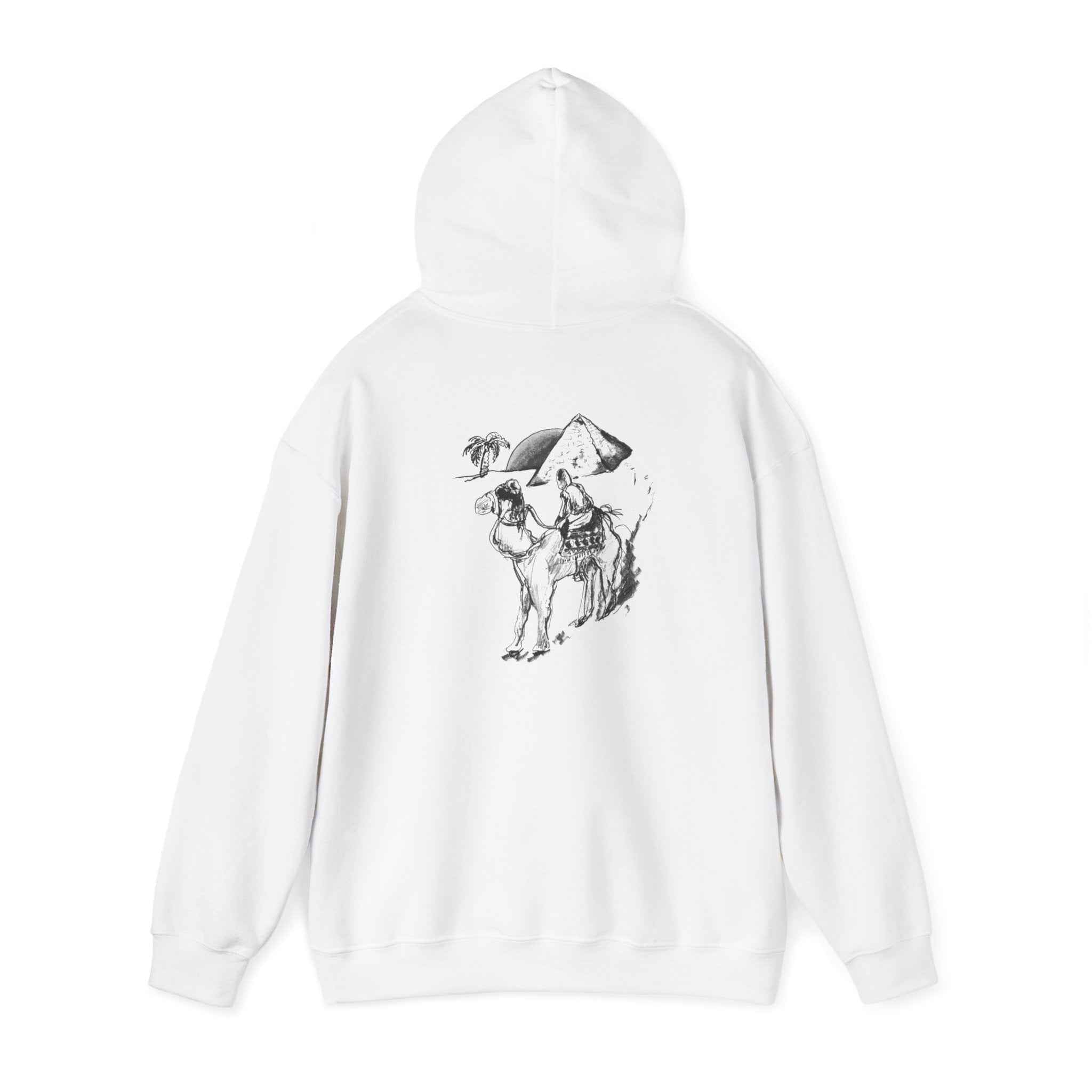 Camel Sketch Hoodie — Eastern Graphic Pullover
