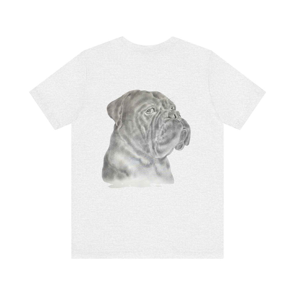 Bonzo Portrait Tee — Realistic Dog Art Graphic T-Shirt