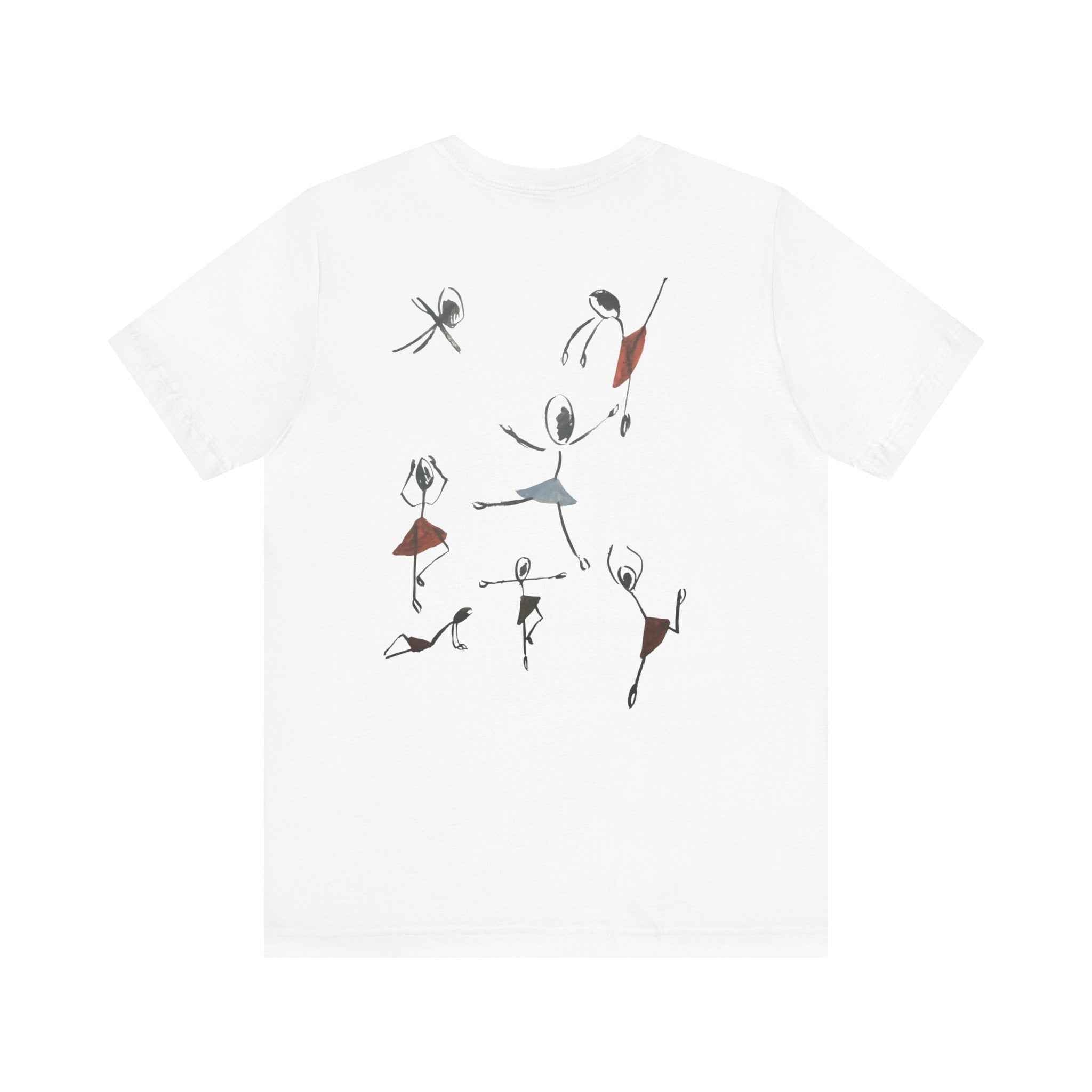 Dancer Sketch Tee — Minimal Ballet Silhouettes Graphic T-Shirt